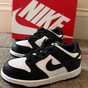 Nike Kids Black and White Sneakers